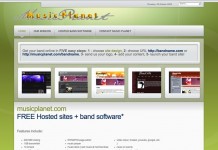 Musicplanet Joomla site