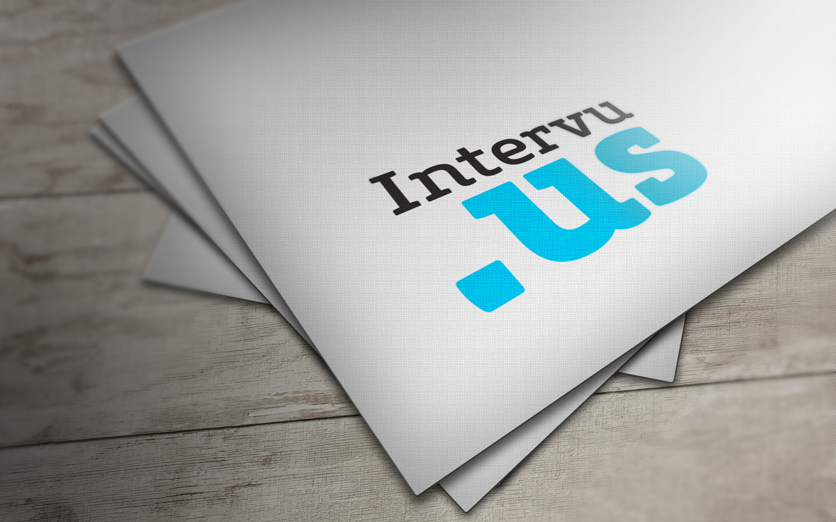 intervu.us logo mockup